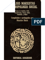 Análisis marxistas y Antropología social - Textos de Godelier, Firth, Feuchtwang, Terray, Kahn, Friedman - M. Bloch, comp..pdf