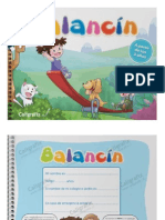 Libro Balancin. Caligrafix. a Partir de Los 3 Años