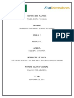 La Economia Mundial y Los Factores Que Rigen La Misma