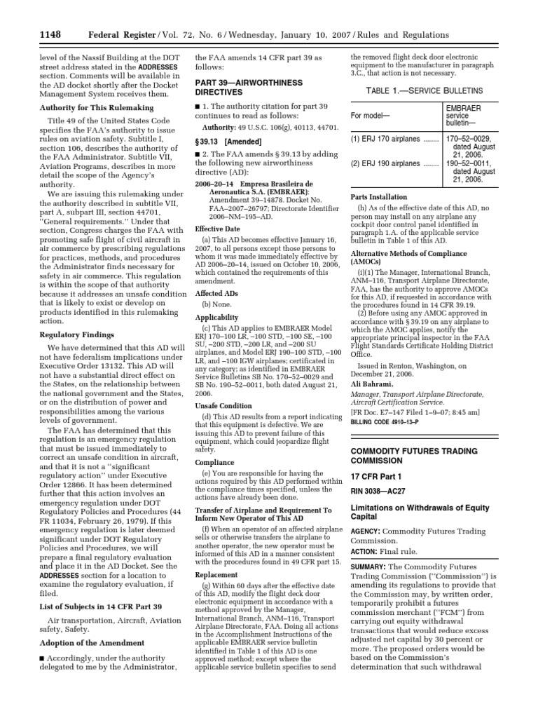 Rule Commodity Exchange Act Futures commission merchants; equity