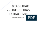 Contabilidad de Industrias Extractivas