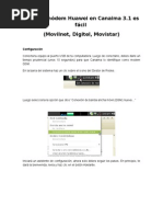 Instalar Módem Huawei en Canaima 3