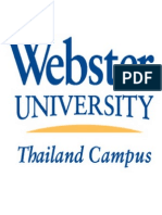 Webster University, Thailand Campus - acknowledgement