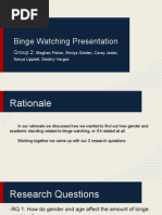 binge watching presentation