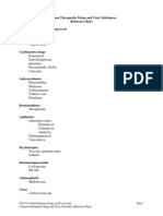 Tox Reference Sheet