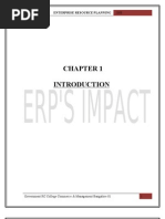 Erp Impact On Organizations