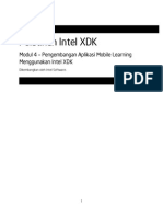 Modul 4 Intel XDK Pengembangan Aplikasi Mobile Learning Menggunakan Intel XDK Sesi I