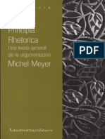 Meyer Michel - Principia Rhetorica - Una Teoria General de La Argumentacion
