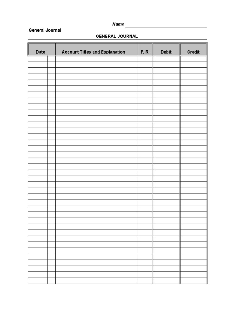 Accounting Templates | PDF | Debits And Credits | Corporate Jargon