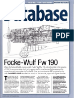 Focke-Wulf FW 190 Würger German WW2 Fighter