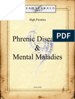 High Psionics - Phrenic Diseases and Mental Maladies