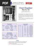 Closet Organiser