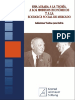 AA - Vv. Una Mirada A La Teoría, A Los Modelos Económicos y A La Economía Social de Mercado