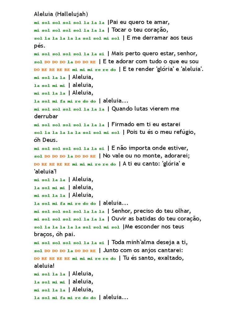 Aleluia PDF