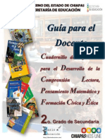 Cuadernillos de Apoyo 2c2b0 Sec Doc 2013 Chiapas
