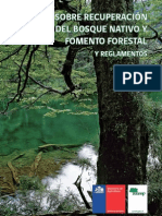 Ley Sobre Recuperación Del Bosque Nativo y Fomento Forestal N°20.283