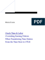 Earning Policy Overrides White Paper