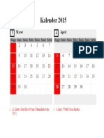 Kalender 2015