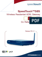 SpeedTouch™ ST 585 CLI Guide