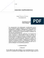 Las Relaciones Morfosintácticas - Juan Castro Flores