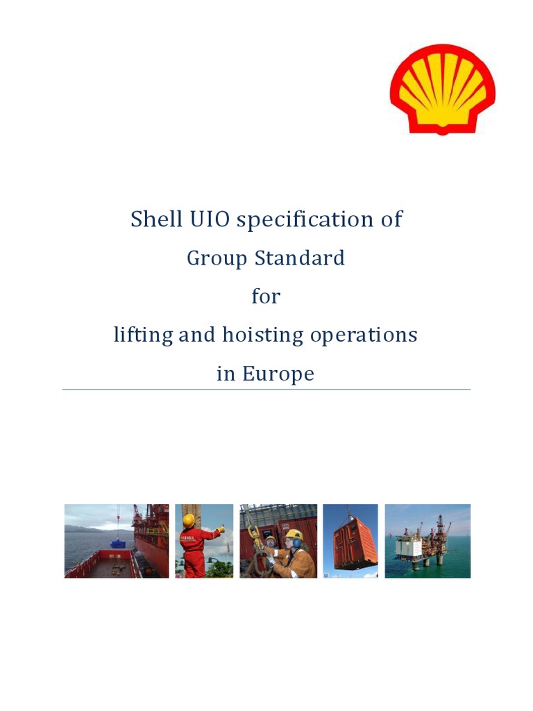 Shell UIO Specification of Group Standard For Lifting and Hoisting ...