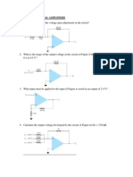 Tut - 10 - Operational Amplifiers - Questions PDF