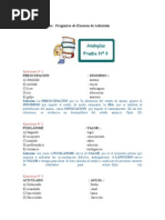 Analogías Verbales