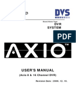Axio 16 Channel DVR User Guide