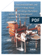 Composition, Environment Fates, And Biological Effect of Water Based Drilling Fluids and Cuttings