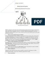 Hadoop Interview Quations: HDFS (Hadoop Distributed File System)