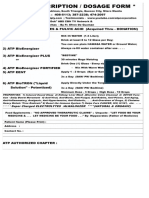 ATP Dosage Form (Powder)