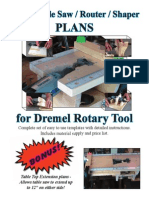 Dremel TablesawRouterShaper Plans