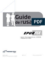 Guide Utilisation EPURFIX 5 a 20 EH 