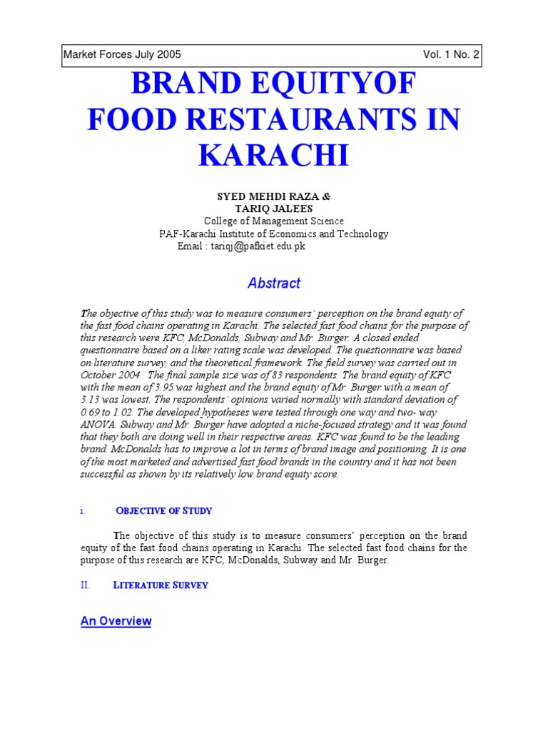 fast food chains and fine dining restaurants essay