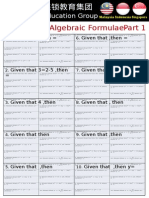 Chapter 7 Algebraic Formulae