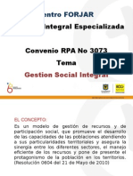 Gestión Social Integral