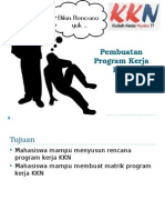 Pembuatan Program Kerja KKN