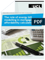 The Role of Energy Bill Modelling in Mortgage Affordability Calculations - UK-GBC and UCL