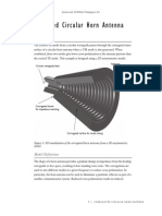 COMSOL Simulation of a Corrugated Circular Horn Antenna