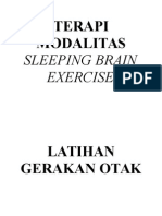 Terapi Modalitas Sleeping Brain Exercise