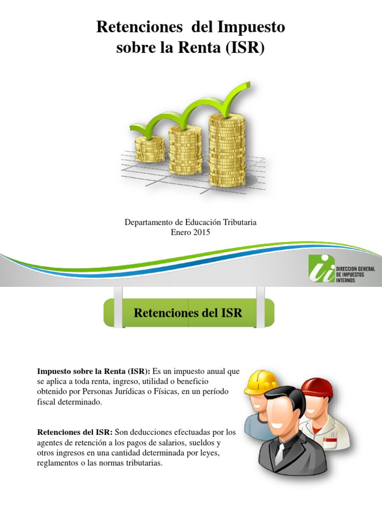 Guía de Retenciones del ISR | PDF | Impuesto sobre la renta | Impuestos