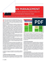 Lean Management: TPM (Mantenimiento Productivo Total)