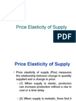 Lec 9 Price - Elasticity - of - Supply