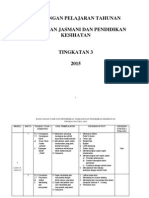 Rancangan Pengajaran Tahunan PJPK Tingkatan 3 2015