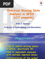 Practical Missing Data Analysis in SPSS