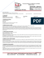 Msds VP 31a Espa Ol 1 06