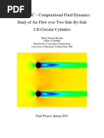 Study of Air Flow Over 2D Circular Cylinder Mario Mondal