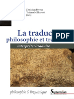 TRAD Philosophie Et Tradition