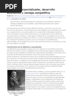 BIBLIOTECAS ESPECIALIZADAS