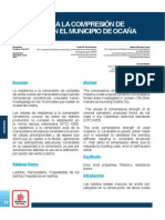 Resistencia a La Compresión de Ladrillos en El Municipio de Ocaña